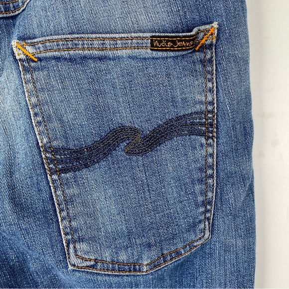 Nudie Jeans Tape Ted Grey Worn Indigo, W 31 - Picture 7 of 10